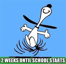 In two weeks we start the new 2021-22 school year!